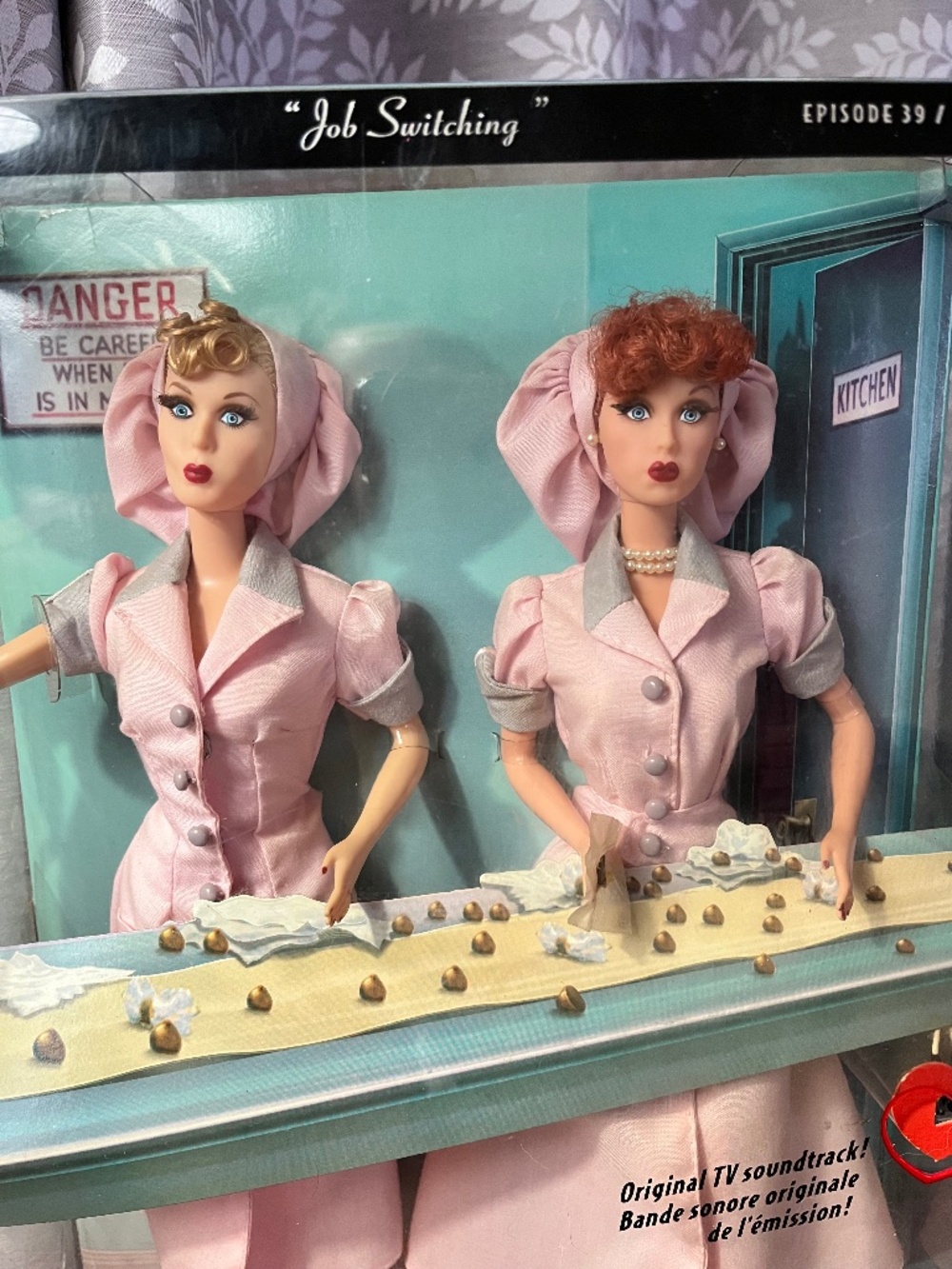 Barbie 2008 I Love Lucy Job Switching Lucy and Ethel Doll Giftset NIB